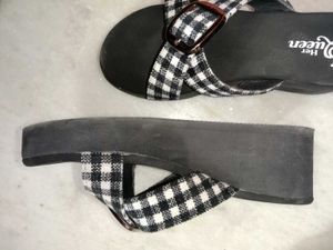 Checkered Flats &amp; Sandals