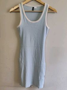 H&amp;M Blue Bodycon Mini Dress