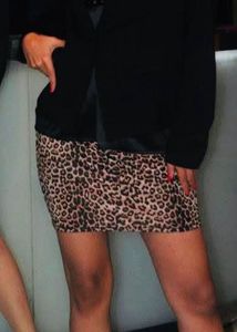 Animal Print Mini Skirt