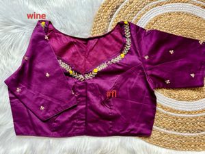 Satin Pan Neck Bridal Blouse Collection