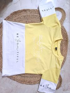 Color Block Graphic Tee