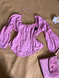 Pink Y2K Top