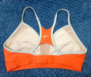 Nike Orange-Blue Sports Bra