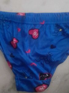 Blue Love Print Brief