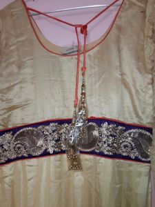 NEW:boutique designer long gown with dupatta