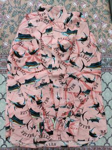 Cotton Shirt With Foldable Sleeves