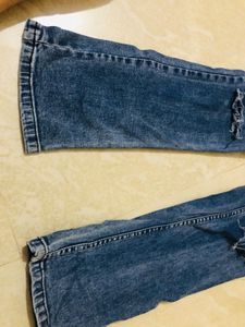 Acid Wash High-Waisted Jeans