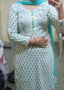 Kurta Pent Dupatta Suit Set
