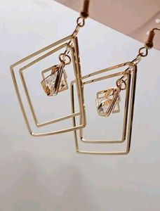 Geometric Drop Earrings
