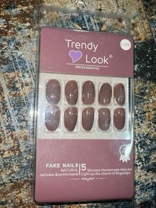 Press On Nails- Brown