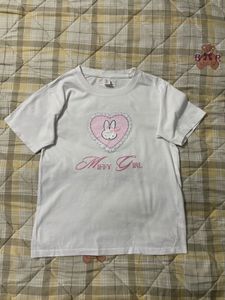 Miffy Girl White Graphic Tee