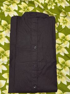 Black Cotton Shirt