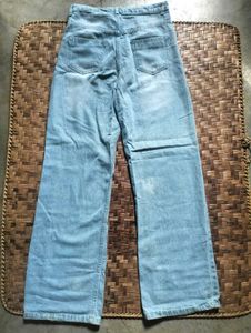 H&amp;M 2nd Copy Distress Light Blue Jeans
