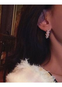 Half Round Pearl Earrings