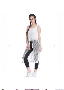 ONLYFront-Open Crochet Longline Shrug
