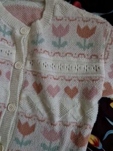 Floral Knit Cardigan