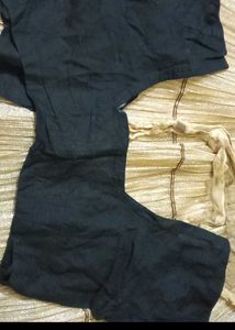Black Cotton Blouse