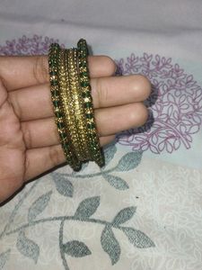 Kangan Combo / Women Kade Green