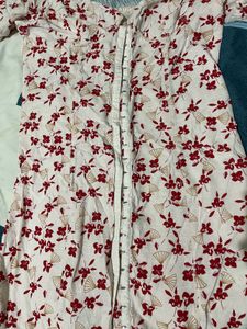 Floral Mini One Piece Dress