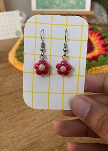 Handmade Flower Earrings