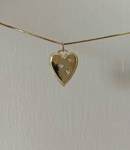 Gold Heart Charm/ pendant