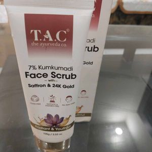 Unused TAC Kumkumadi Face Scrub With Saffron