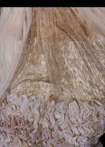 Golden Heavy Flairs Lengha