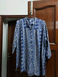 Navy Short Maternity Kurta