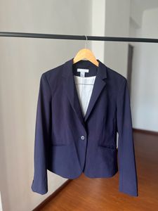 Ink Patch  Tiedye  Blue Petite Fit Blazer