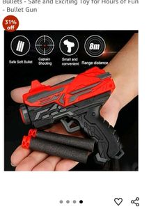 Toy Gun Set – 2 Pcs Shooting Blasters