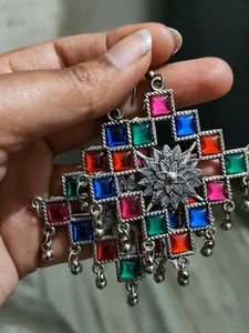 Colorful Statement Earrings