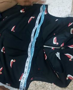 Duck Print Top With A Bow