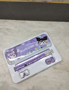 Kawaii Kuromi Pencil Case Set