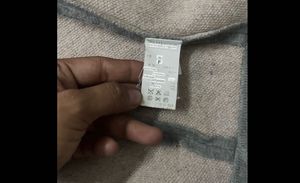 Gray Open Front Cardigan