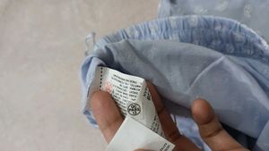 white printed cotton  trouser new