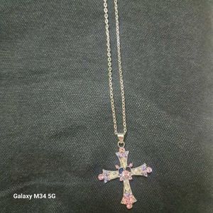 Y2k Cross Pendant