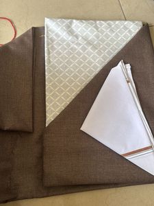 Brown &amp; Cream Fabric