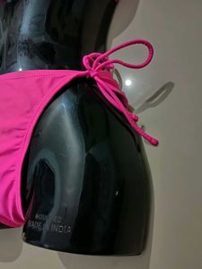 Pink Criss-Cross Bikini Set 85% New imported Brand
