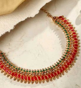 Brass Gold Multicolour Very Beautiful Jwellery Set