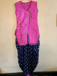 Girls Ethnic Dhoti Set