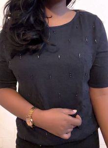 Elegant Beaded Top