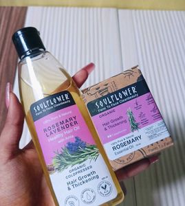 Soulflower Hair Oil & Rosemary Oi