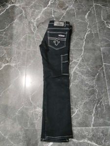 Black Cargo Jeans