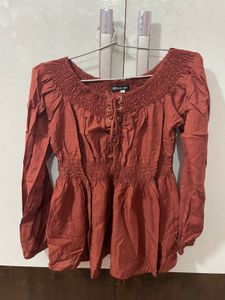 Boho Chic Peasant Top