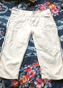 White Capri Pants