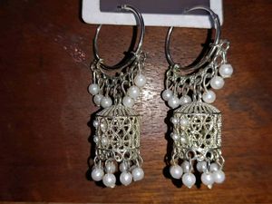 Hoop Jhumka Earrings