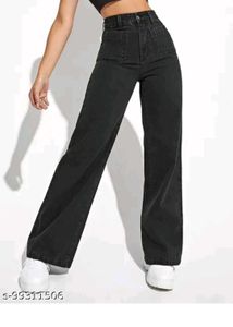 Black Wide Leg Jeans