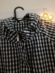 Checked Korean Hooded Jacket