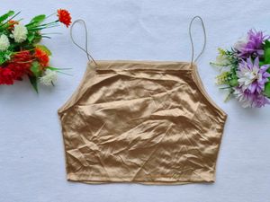 Golden Party Wear Top