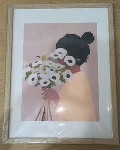 Flower Bouquet Matted Framed Poster Fine Art Print
